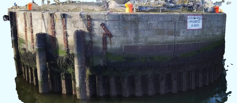 Sea wall 3D model