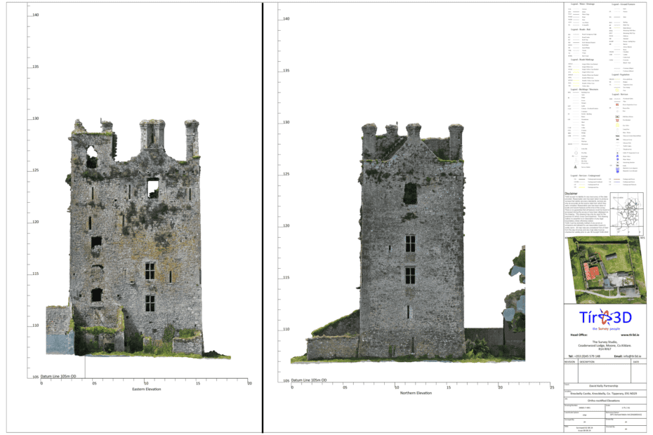 24065-7 - Knockelly Castle Ortho-rectified Elevations_001